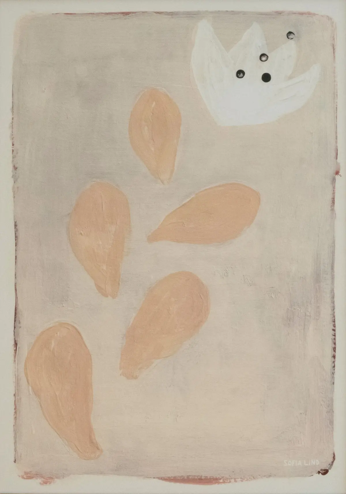 Stone Crop plakat 50x70 cm, Pink-nude