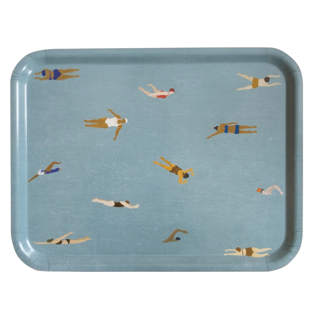 Swimmers brett 33x43 cm, Blå