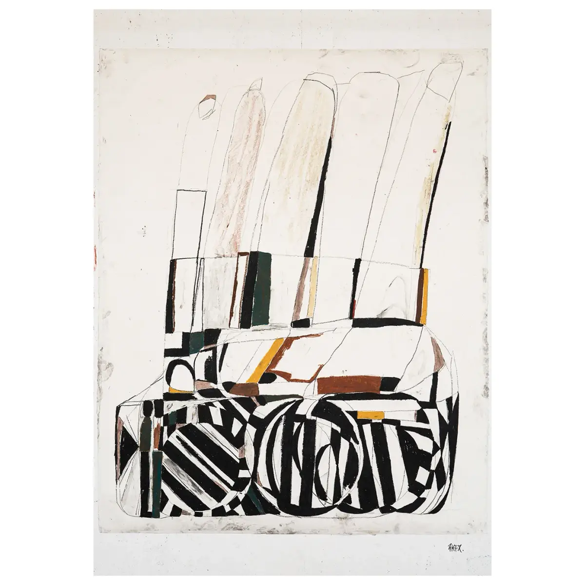 Takes time to pass poster 70x100 cm, Multi