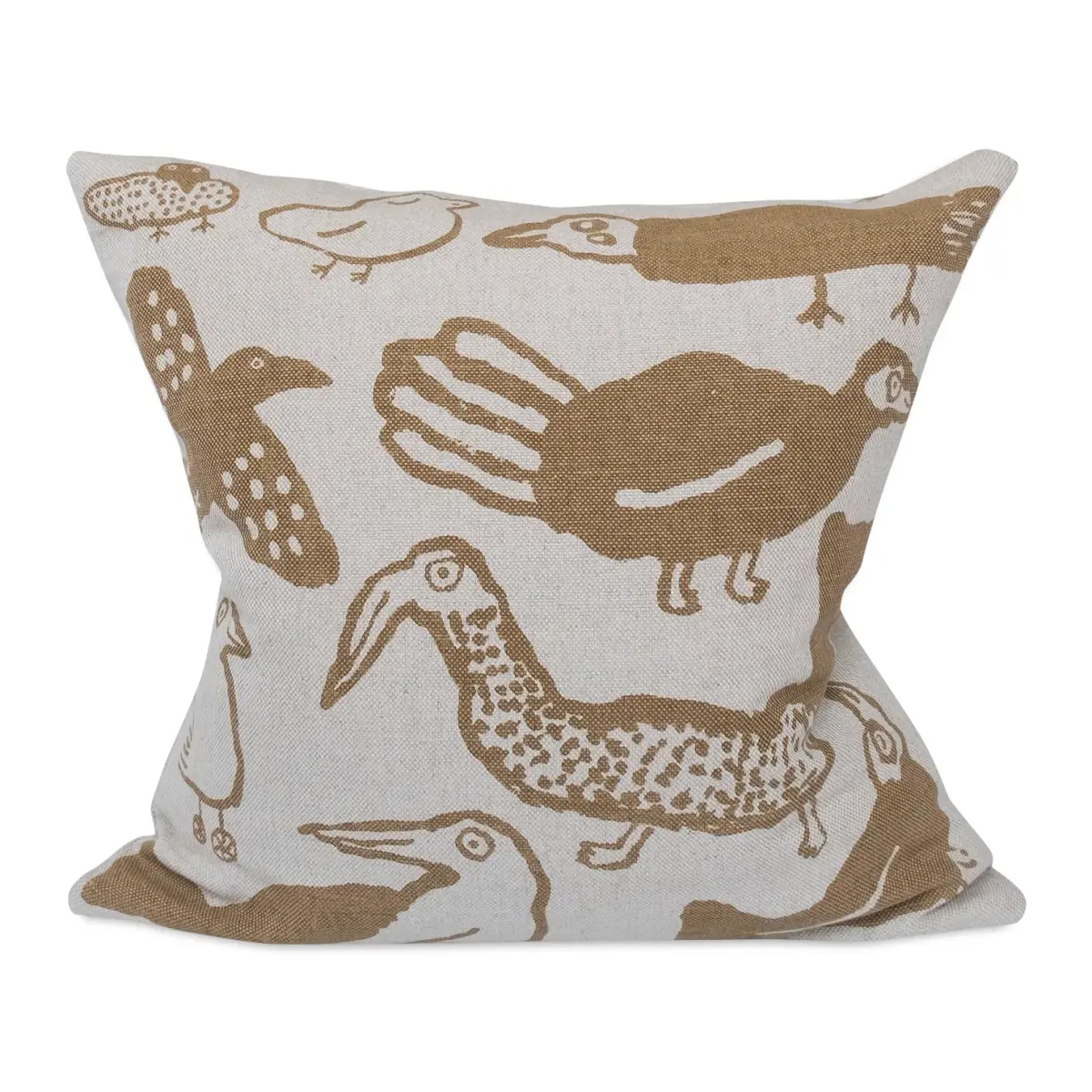 Tori putetrekk 48x48 cm, Natur-sennep