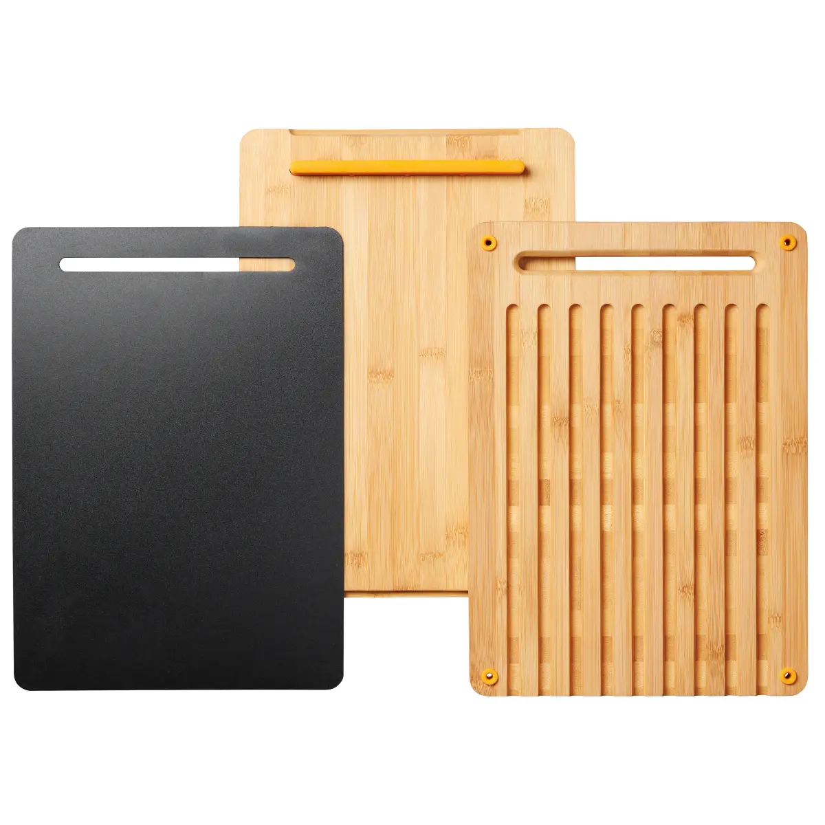 Functional Form skjærefjøl 3 deler, Bambu-plast