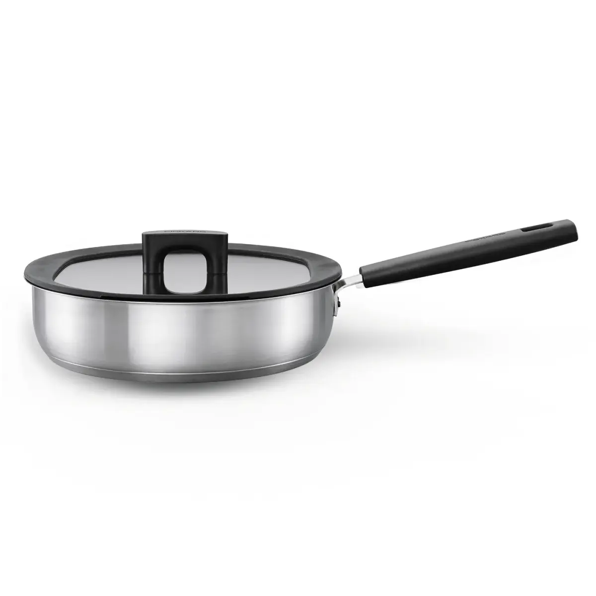 Hard Face Steel kasserolle med lokk, 26 cm