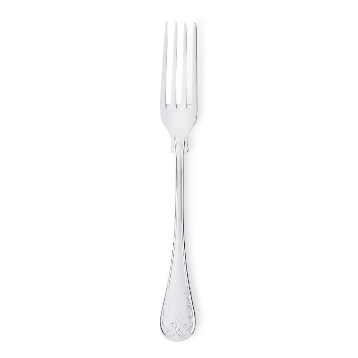 Gammal Fransk bordgaffel sølv, 18,6 cm
