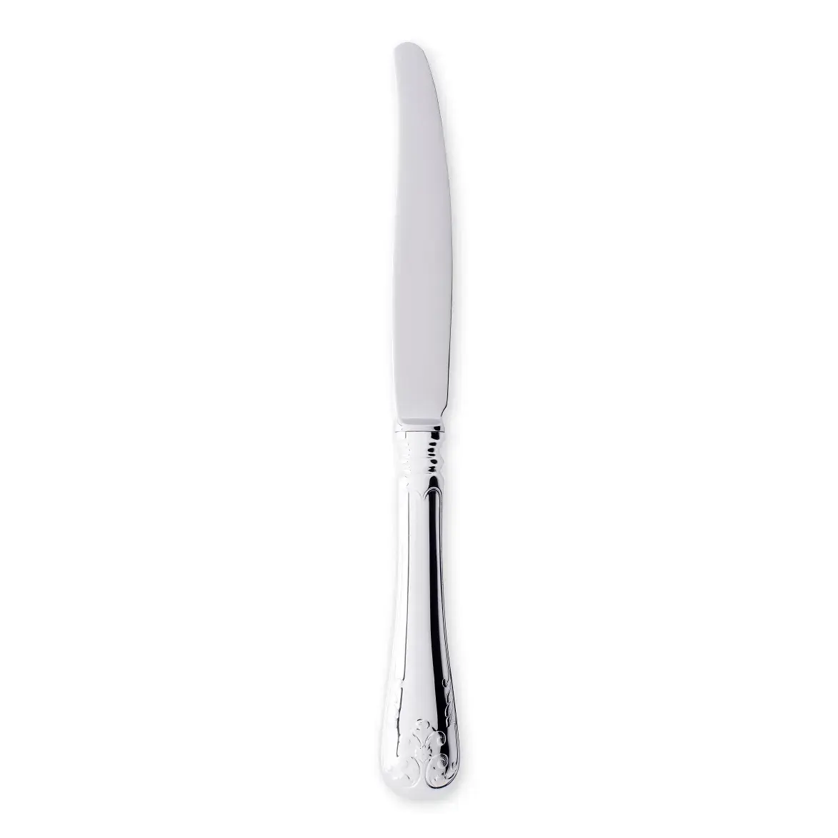 Gammal Fransk bordkniv sølv, 21 cm
