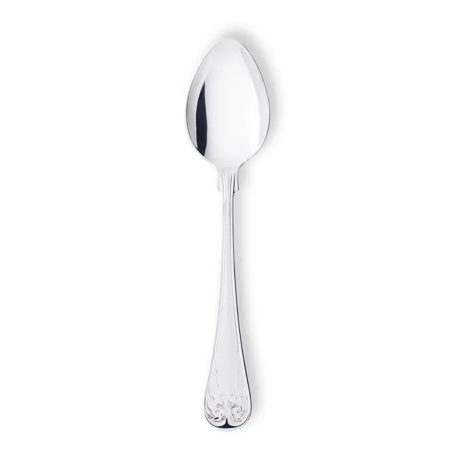 Gammal Fransk kaffeskje nysølv, 12,4 cm