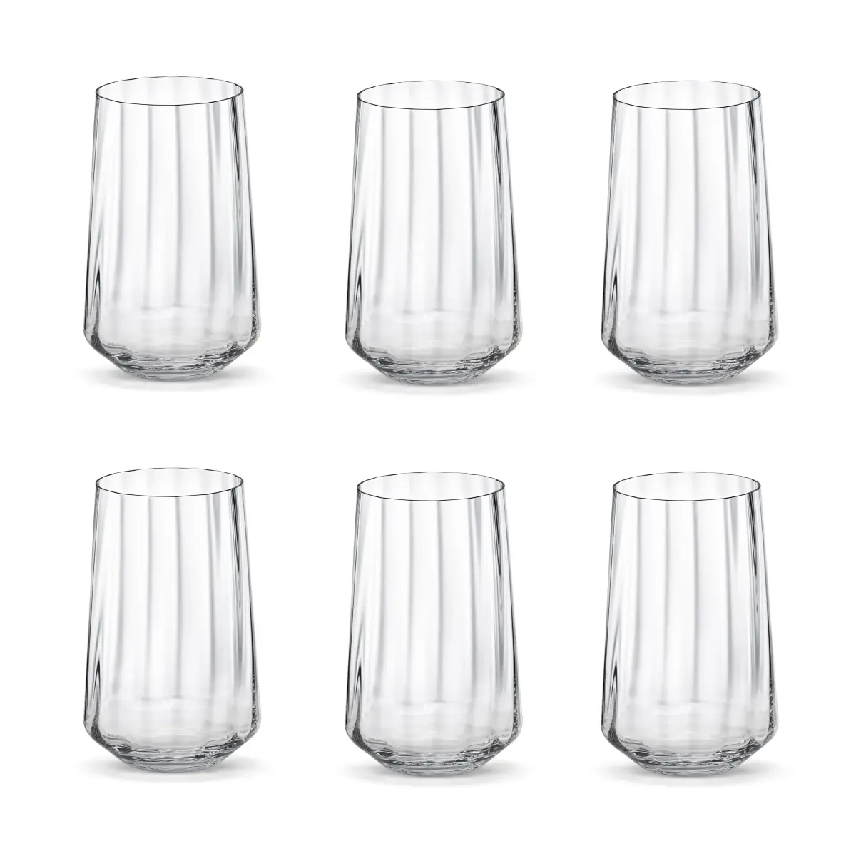 Bernadotte drikkeglass høyt 38 cl 6-stk., Krystallinsk