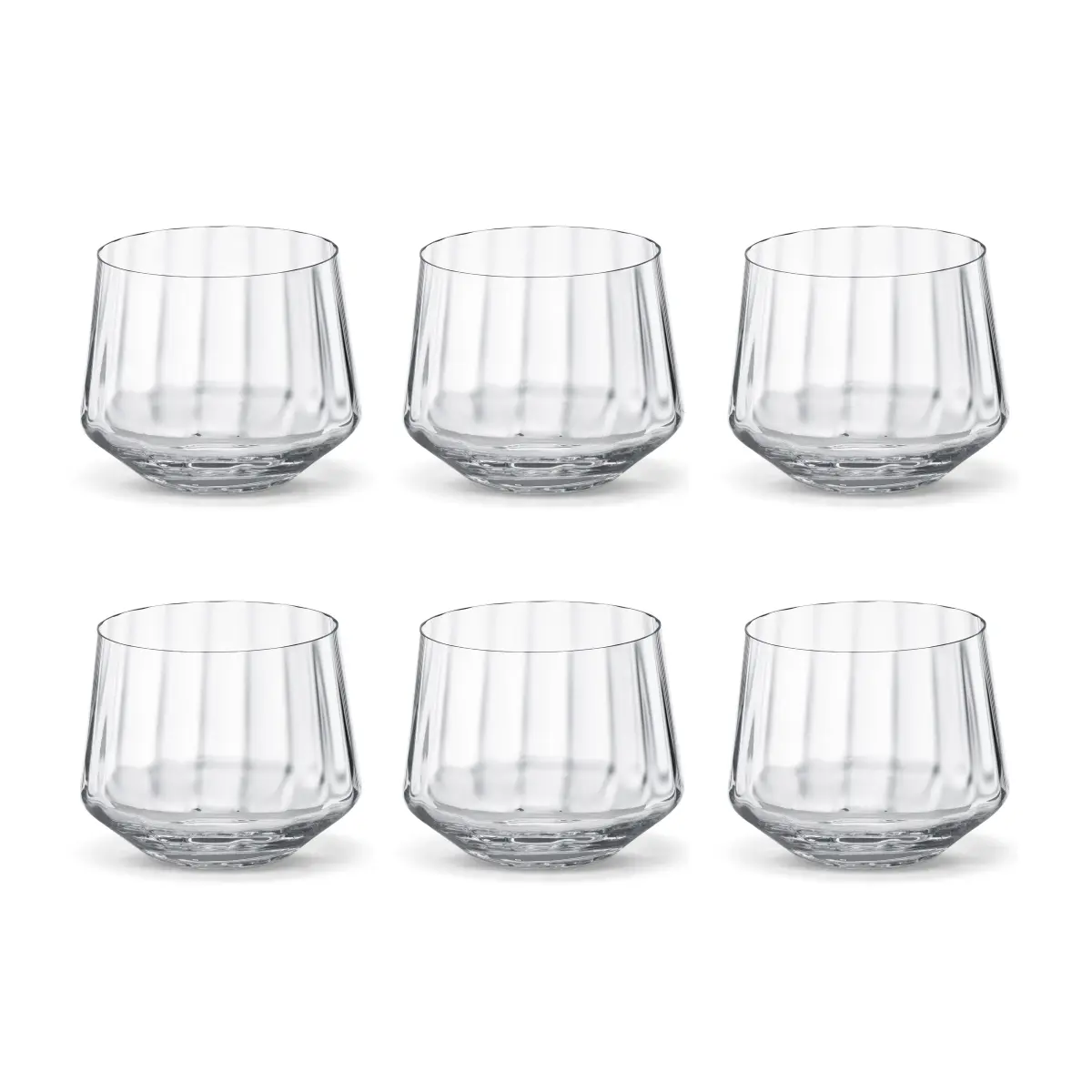 Bernadotte drikkeglass lavt 25 cl 6-stk., Krystallinsk