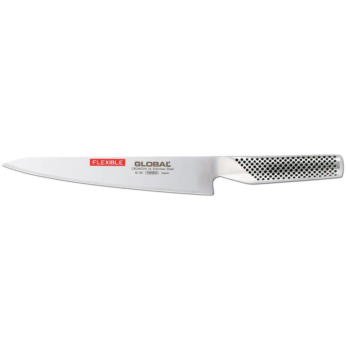 Global G-20 bred filetkniv 21 cm fleksibel, rustfritt stål