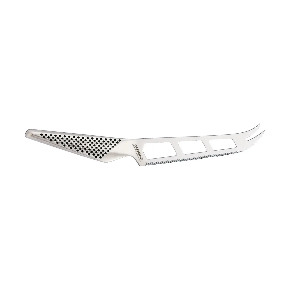 Global GS-10 ostekniv perforert 14 cm, rustfritt stål