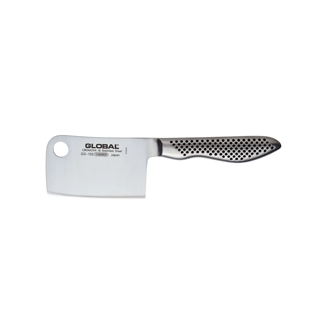 Global GS-102 minihakker 8 cm, Rustfritt stål