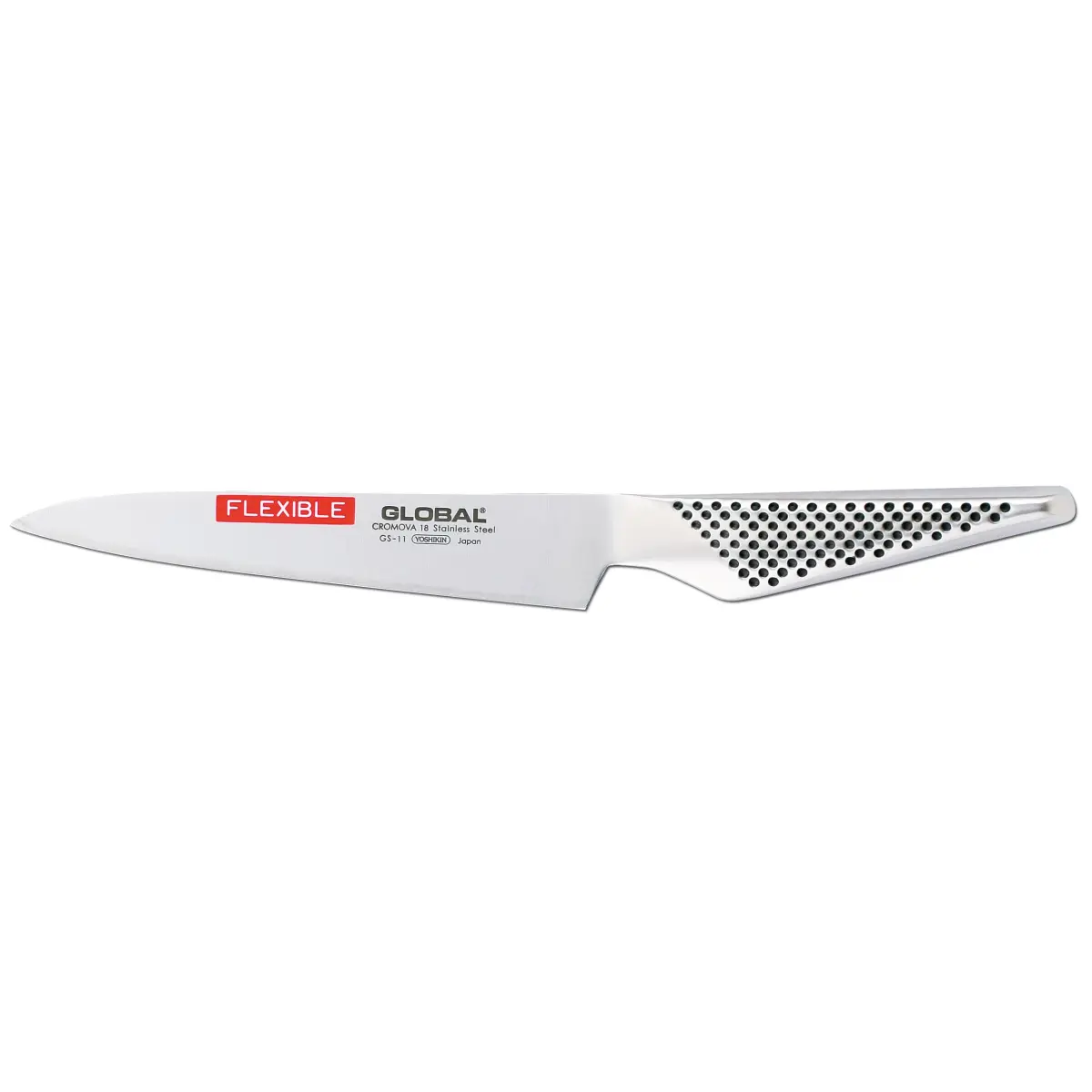 Global GS-11 allkniv 15 cm fleksibel, rustfritt stål
