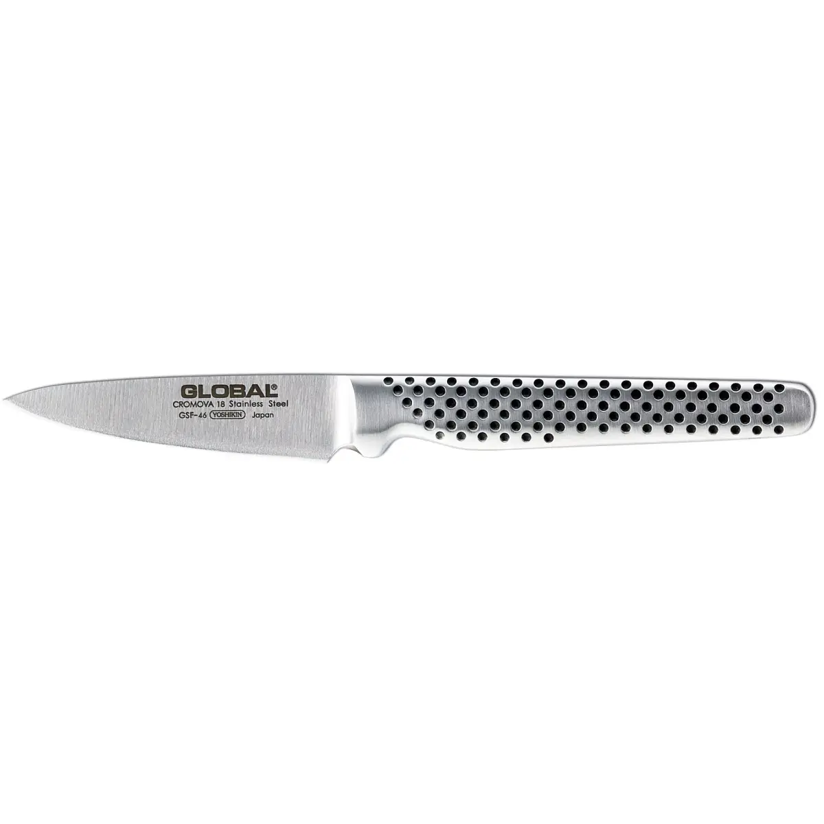 Global GSF-46 skrellekniv 8 cm, rustfritt stål