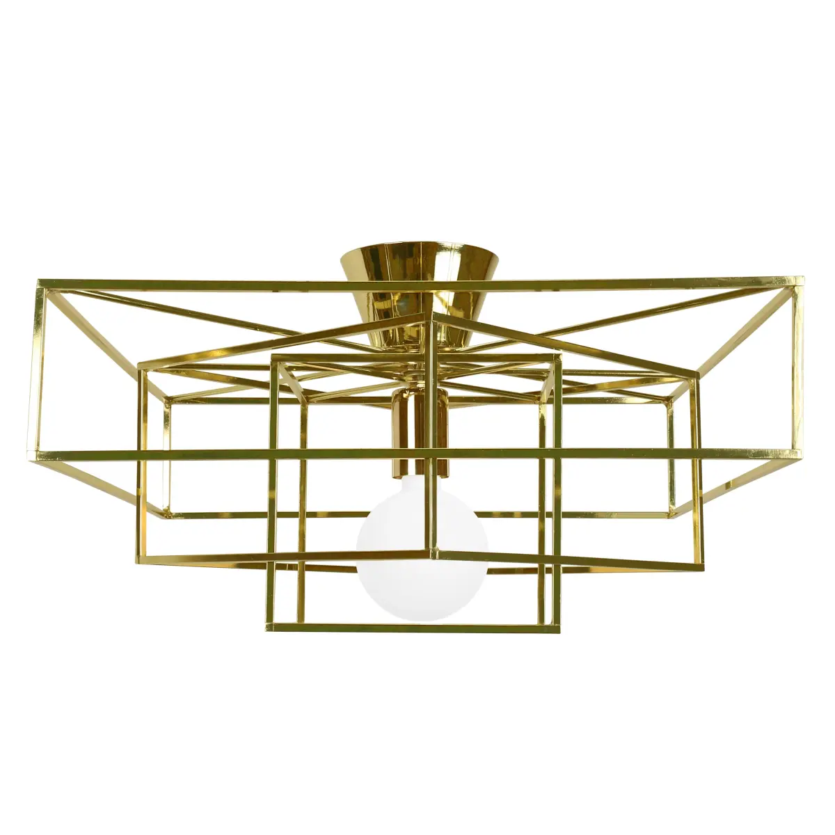 Cube plafond, messing