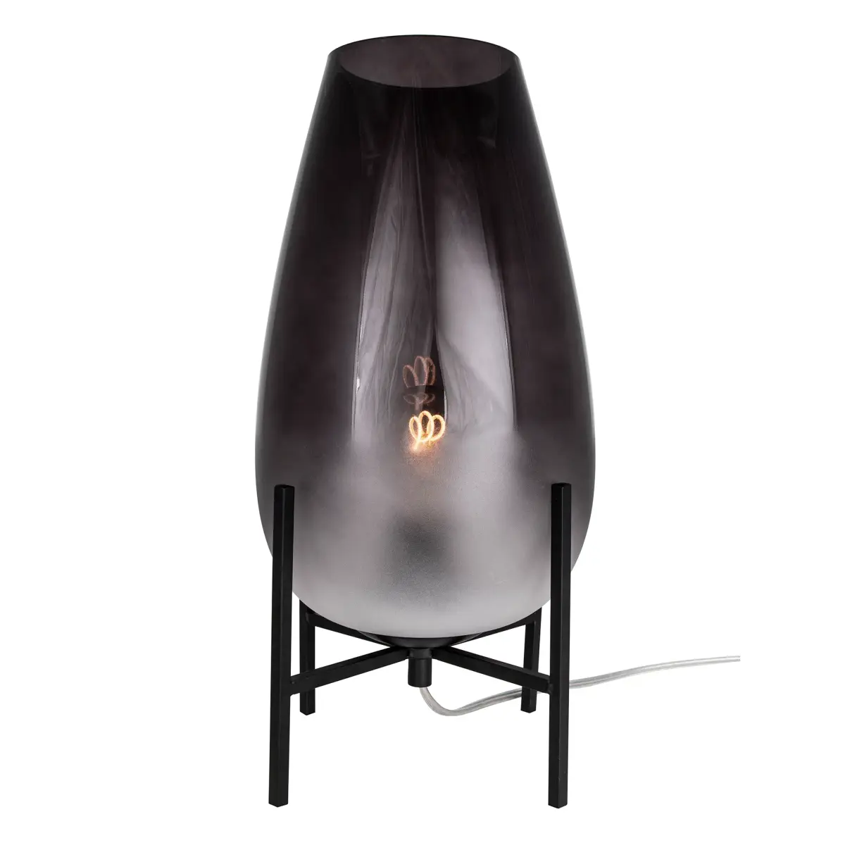 Tulip bordlampe, Røyk-grå