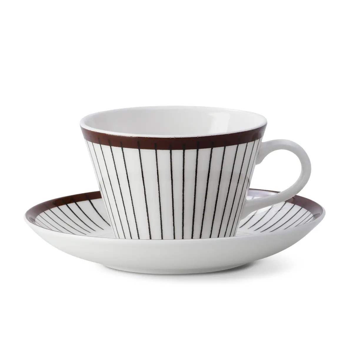Ribb kaffegods, Kaffekopp + skål