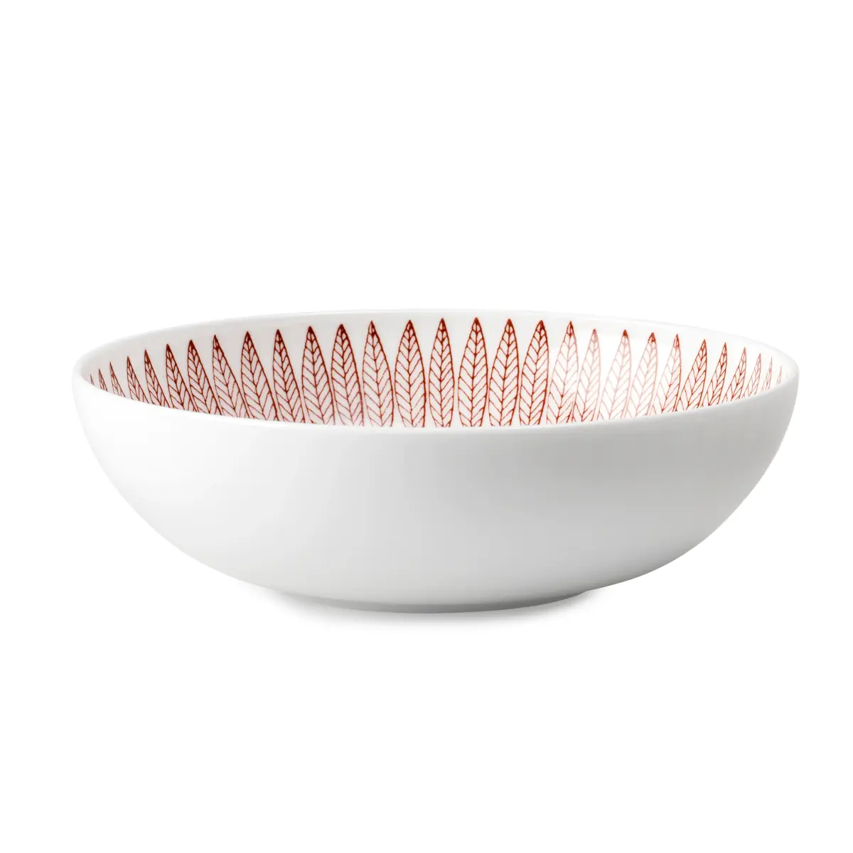 Röd Salix skål, Ø 17 cm