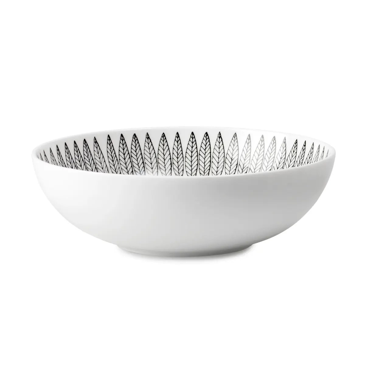 Svart Salix skål 17 cm, svart