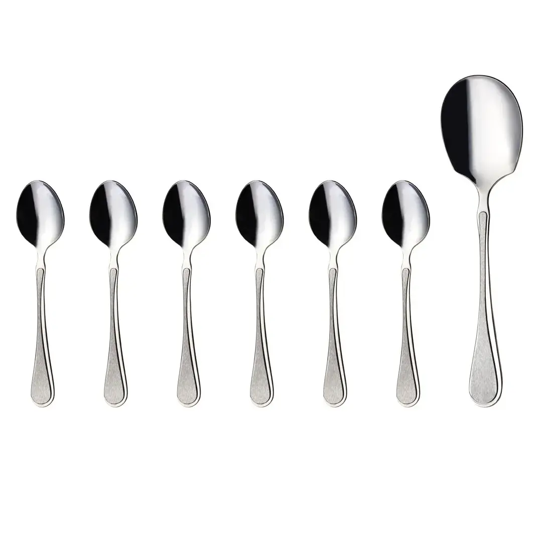 Carina dessertsett 7 deler, rustfritt stål
