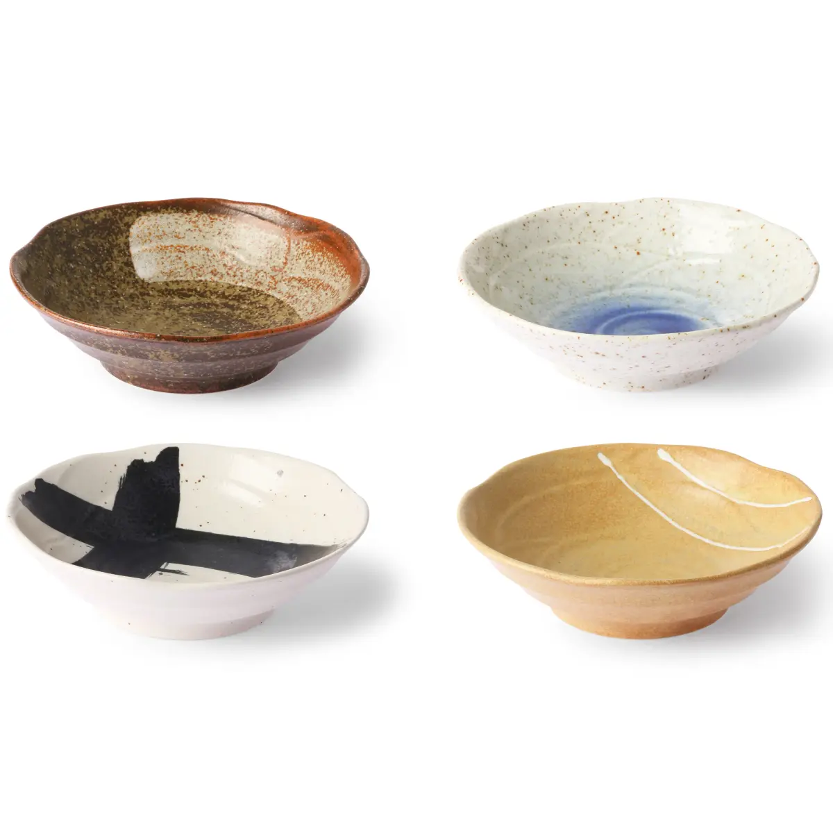 Kyoto skål Ø16,5 cm 4 deler, Multi