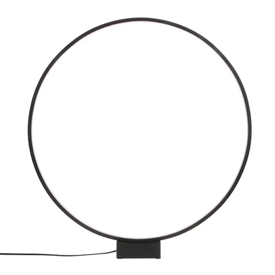 Luminous circle bordlampe 60 cm, Svart