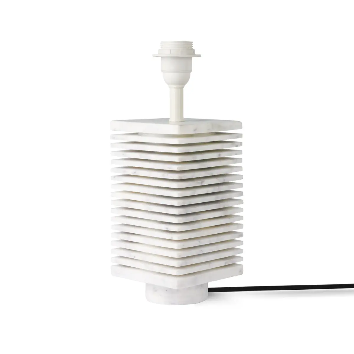 Ribbed lampefot, Hvit