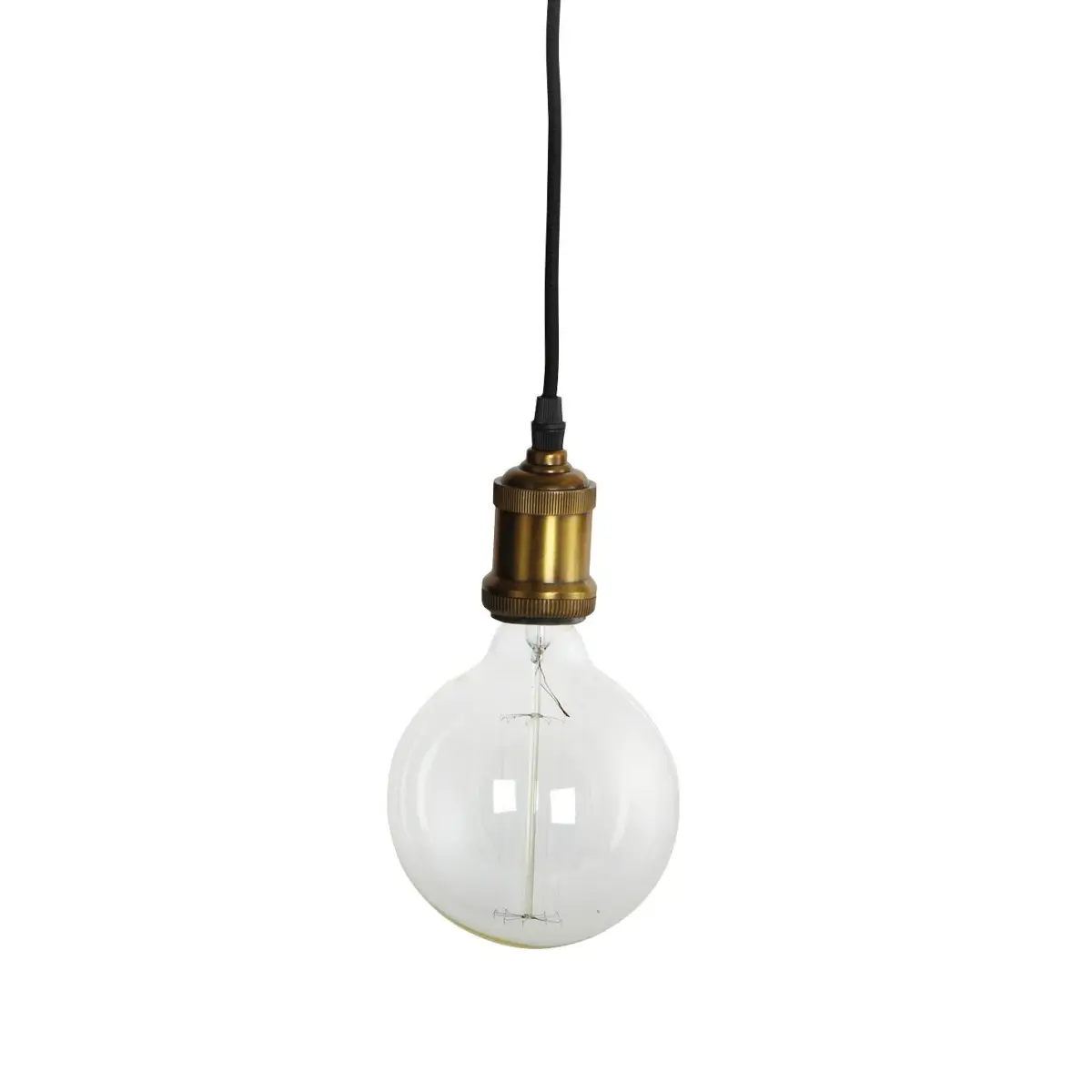 Fly lampe, messing