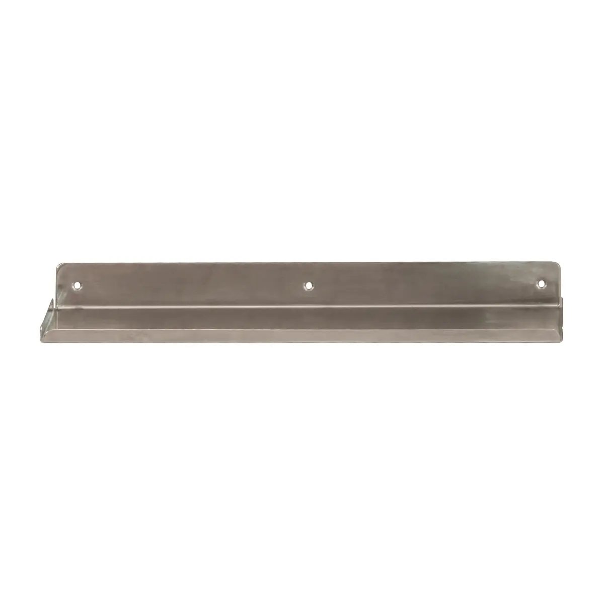 Ledge hylle 43 cm, Børstet sølv