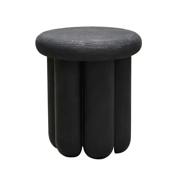 Phant sidebord Ø38 cm, Svart