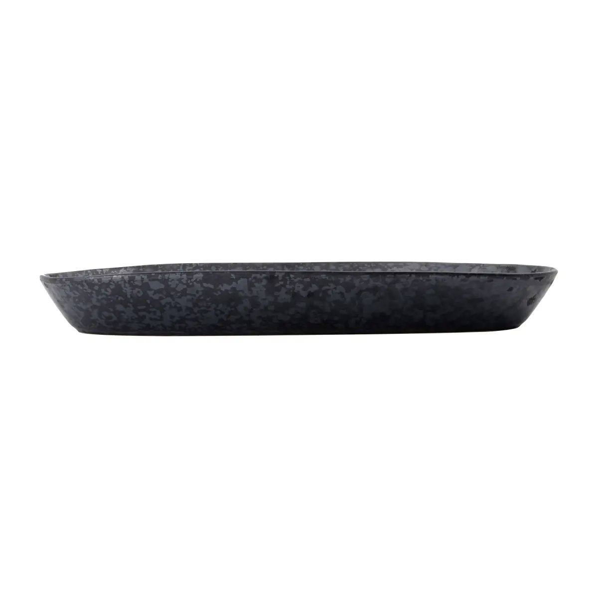 Pion serveringsfat 19 x 38 cm, Svart-brun