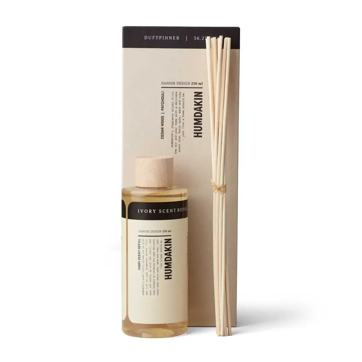 Humdakin duftpinner refill 250 ml, Ivory