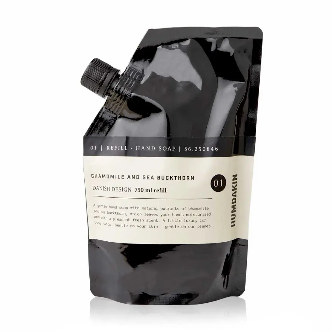Humdakin håndsåpe refill 750 ml, Chamomille & sea buckthorn