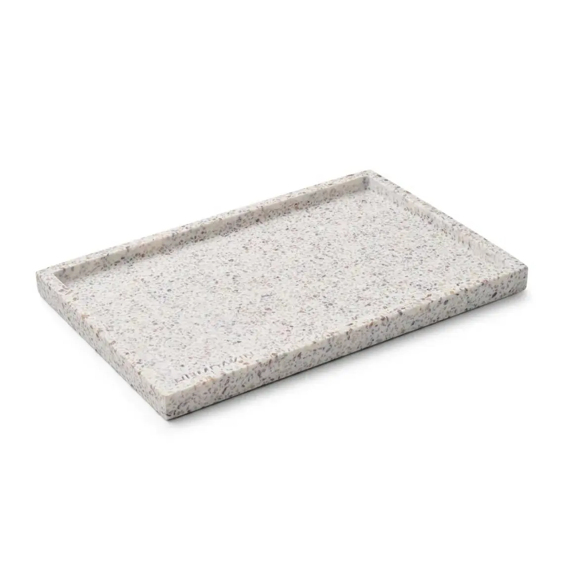 Humdakin marmorbrett 30 x 20 cm, White-brown