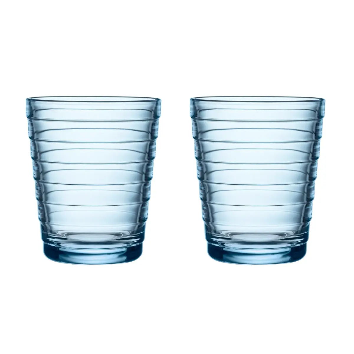 Aino Aalto vannglass 2-pack 22 cl, Aqua