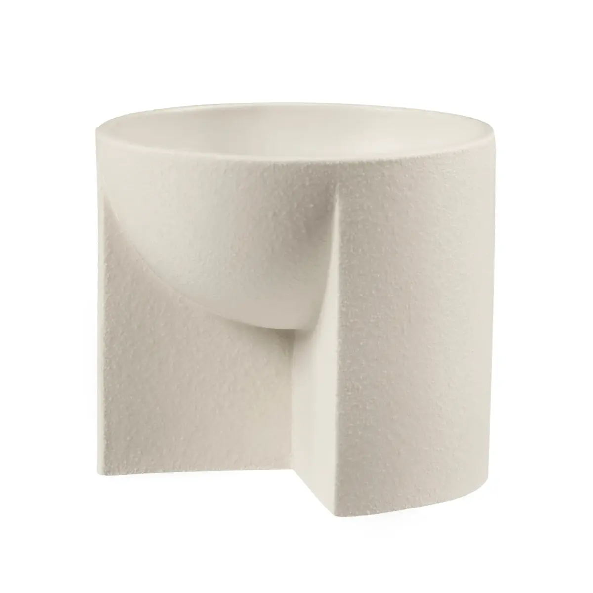 Kuru keramikskål 14x16 cm, Beige