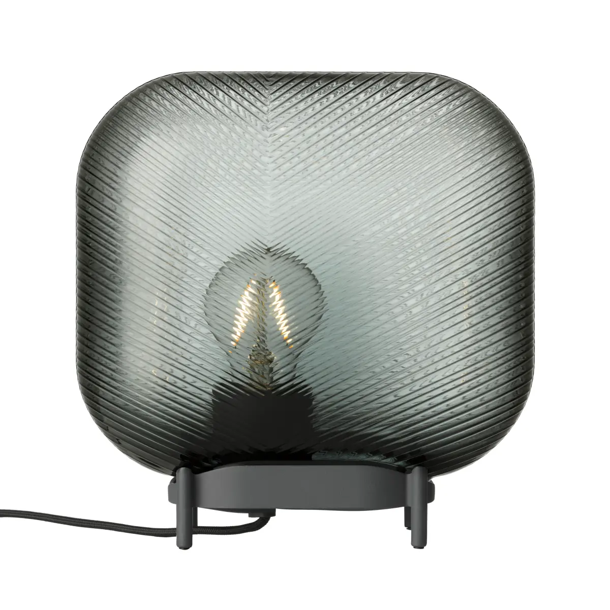 Virva lampe 25x25,5 cm, Mørkegrå