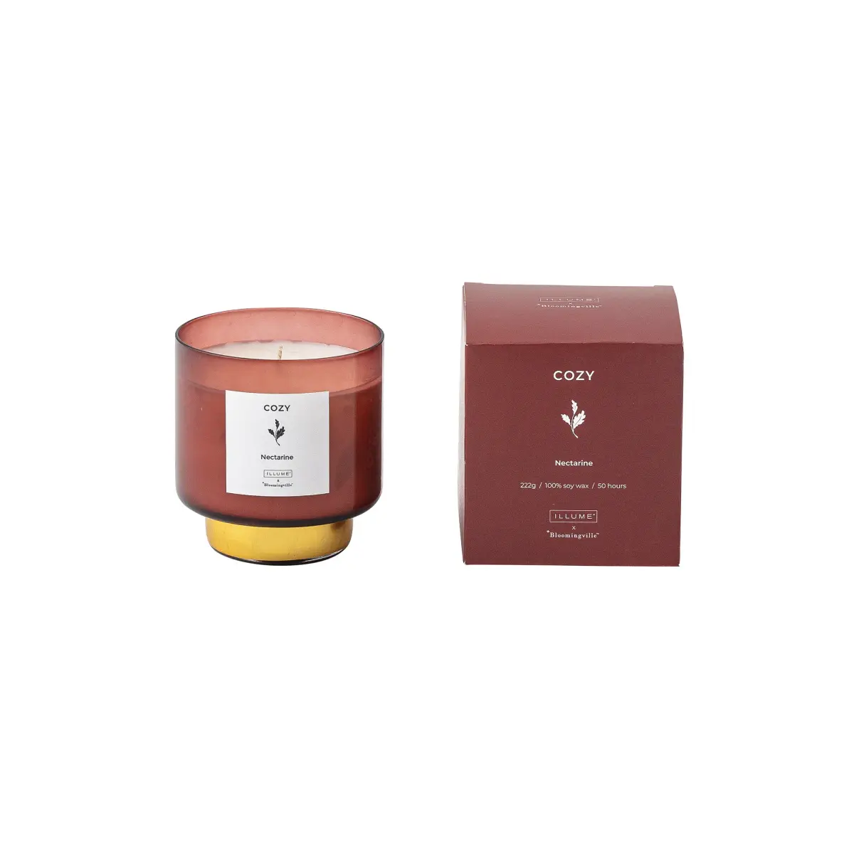 Cozy Nectarine duftlys, 222 g