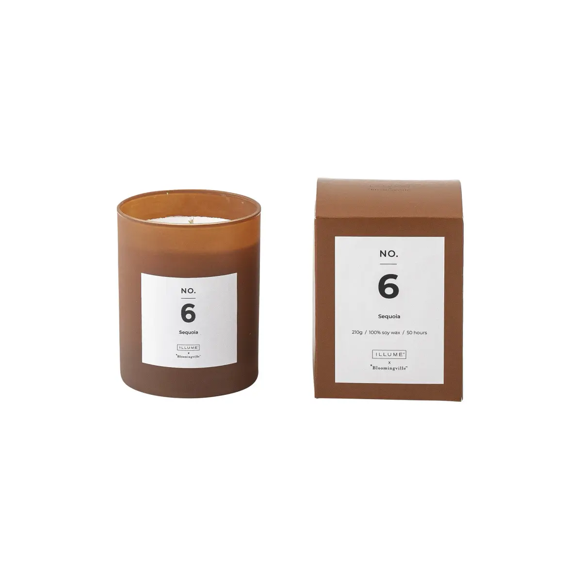 NO. 6 Sequoia duftlys, 200 g + Giftboks