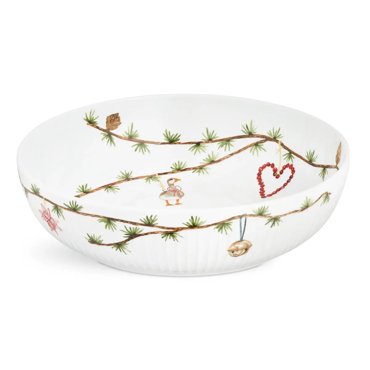 Hammershøi Christmas skål Ø30 cm, Hvit