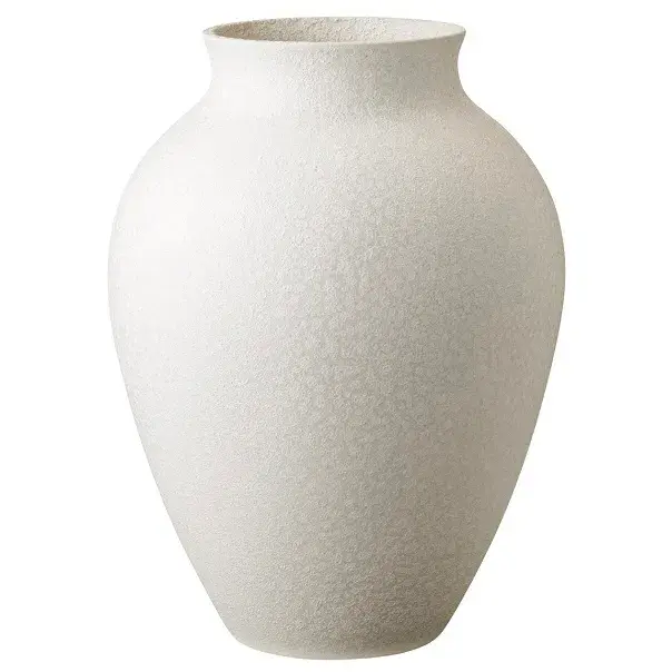 Knabstrup vase 27 cm, hvit