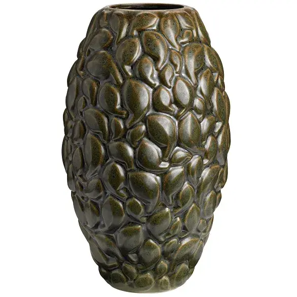Leaf vase Limited Edition 40 cm, Khaki vert