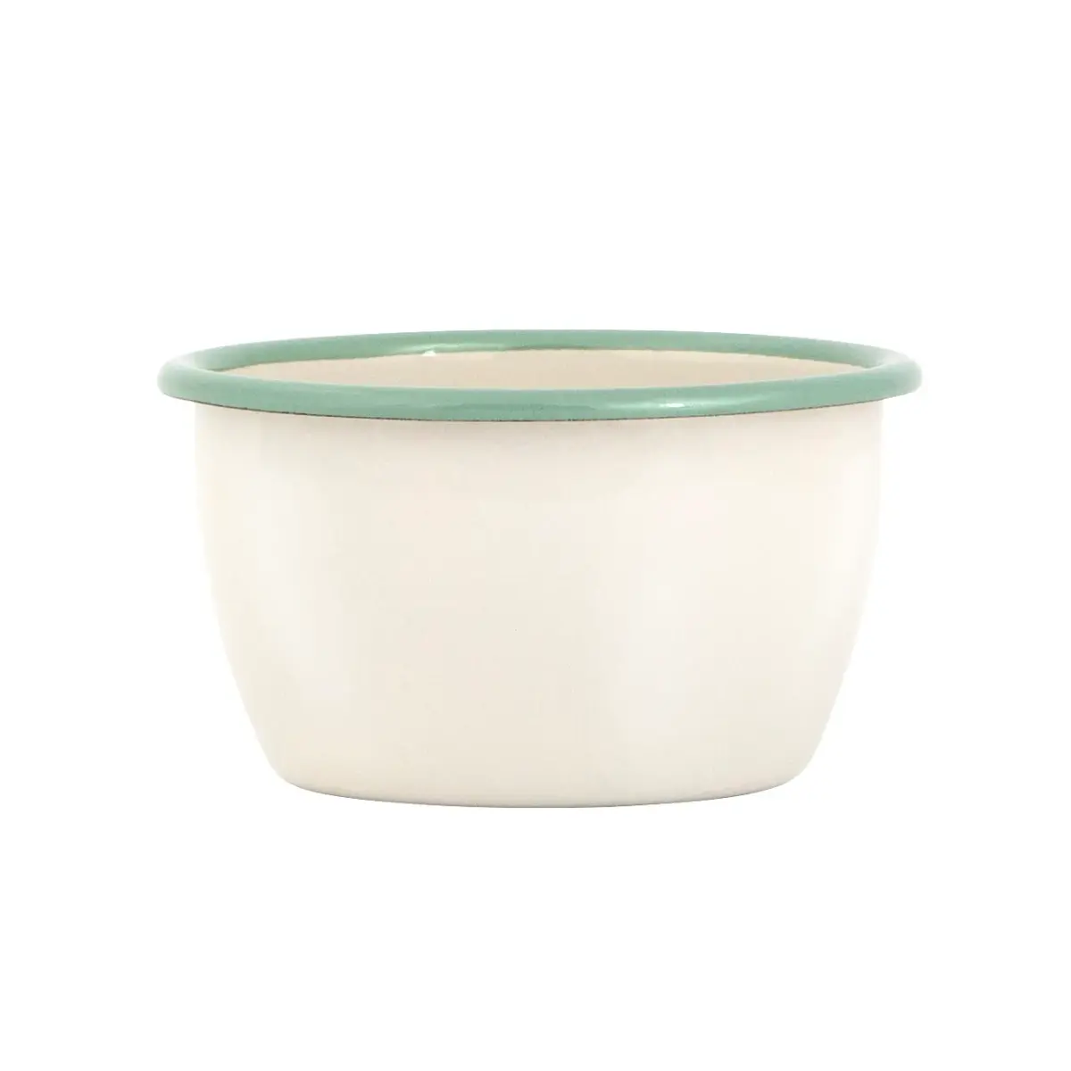 Kockums emaljeskål 10 cm, Cream Lux