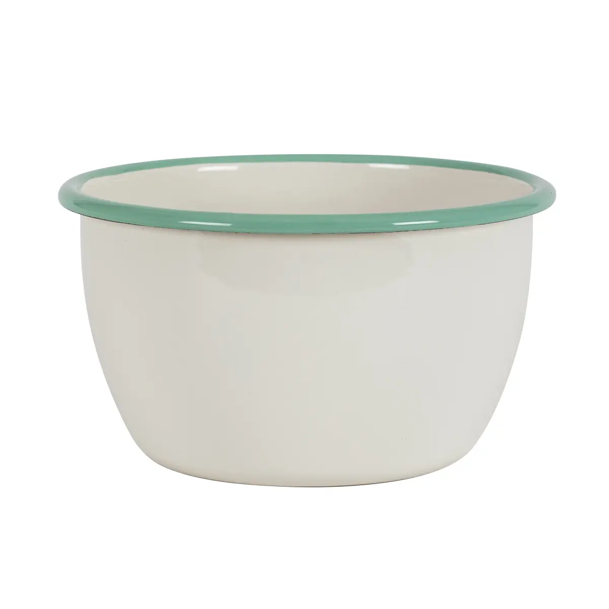 Kockums emaljeskål 16 cm, Cream Lux