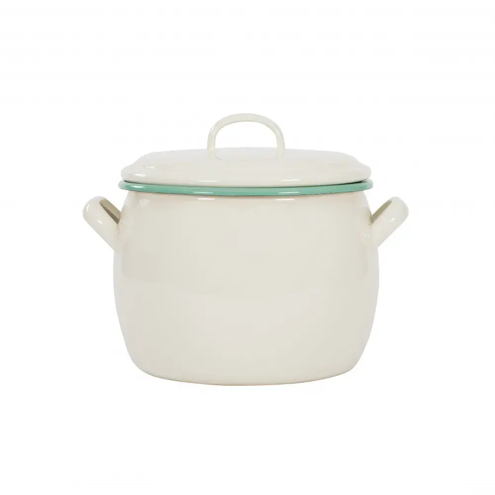 Kockums kjele med lokk 4 l, Cream Lux (beige)