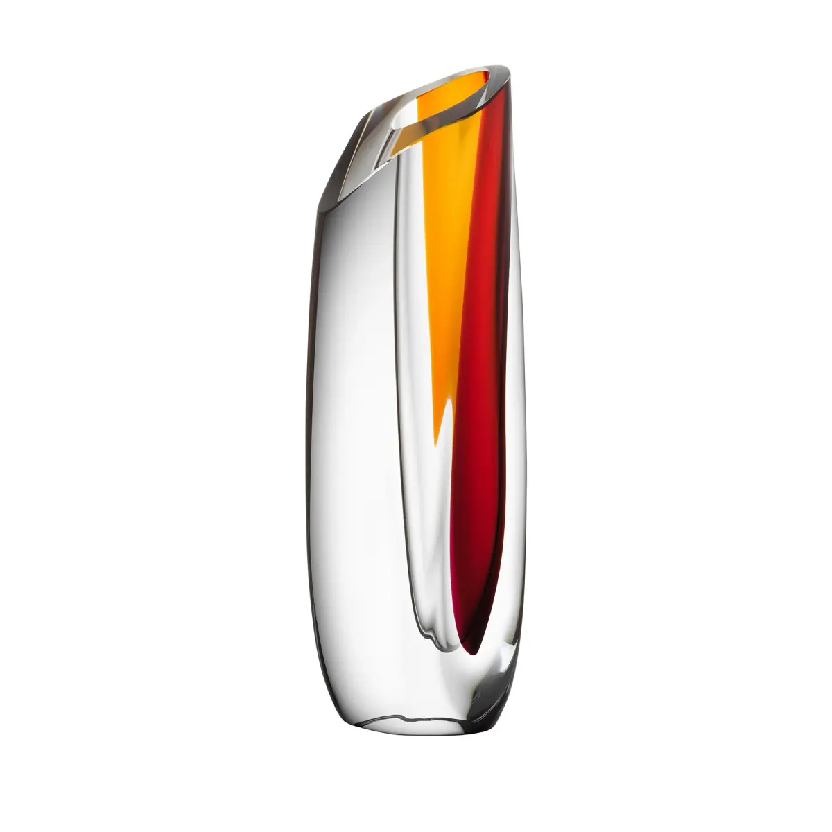 Saraband vase 36 cm, Rød-oransje
