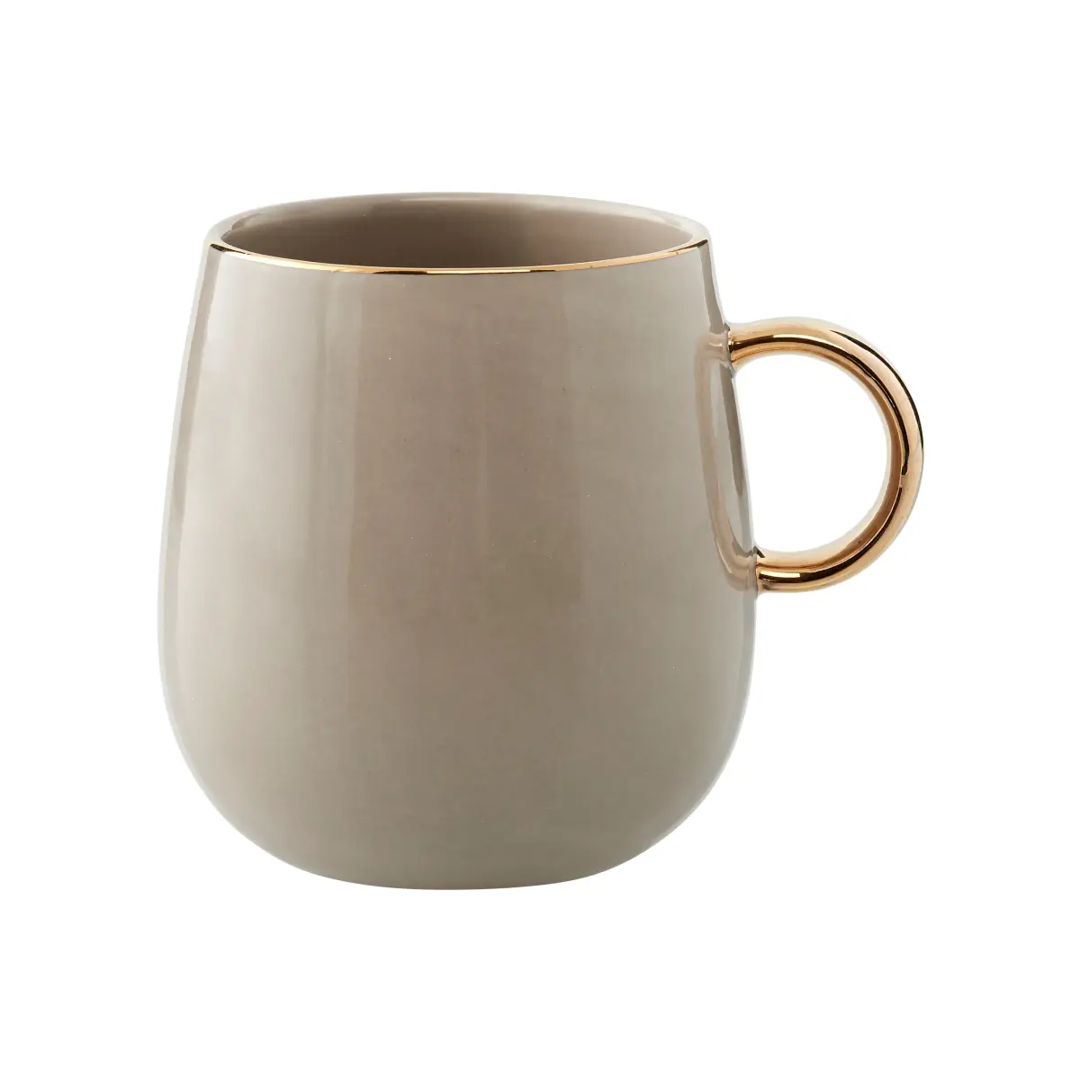 Clara kopp med hank 27 cl, Driftwood-light gold