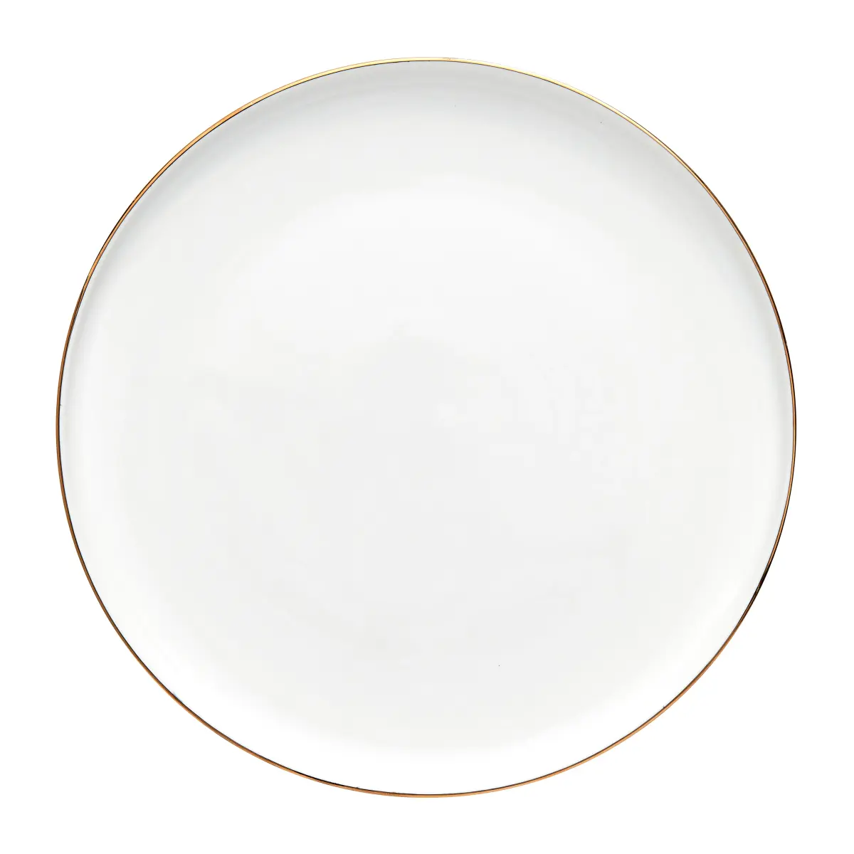 Clara tallerken Ø 26 cm, White-light gold