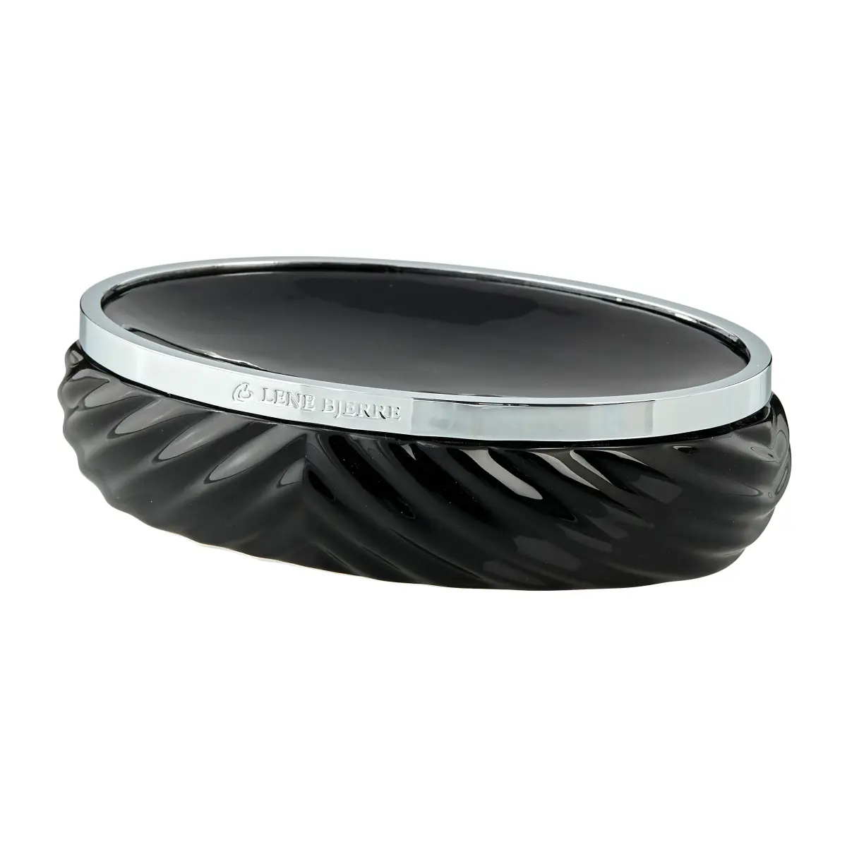 Milda såpekopp 10,5 x 14,5 cm, Black-silver