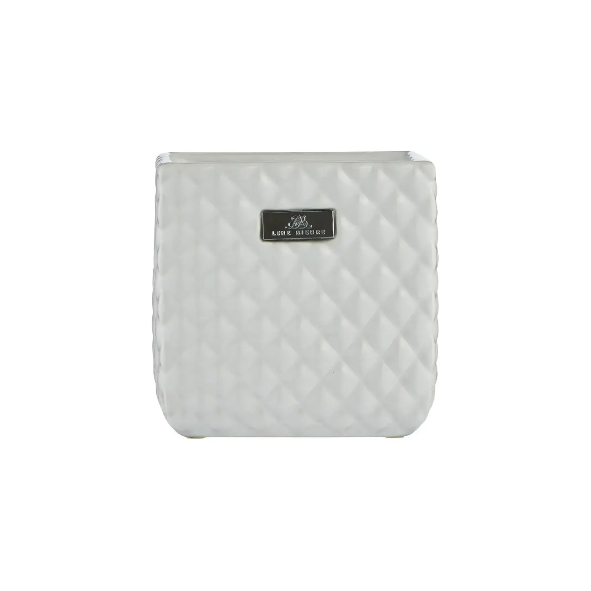 Portia krukke 16 cm, White