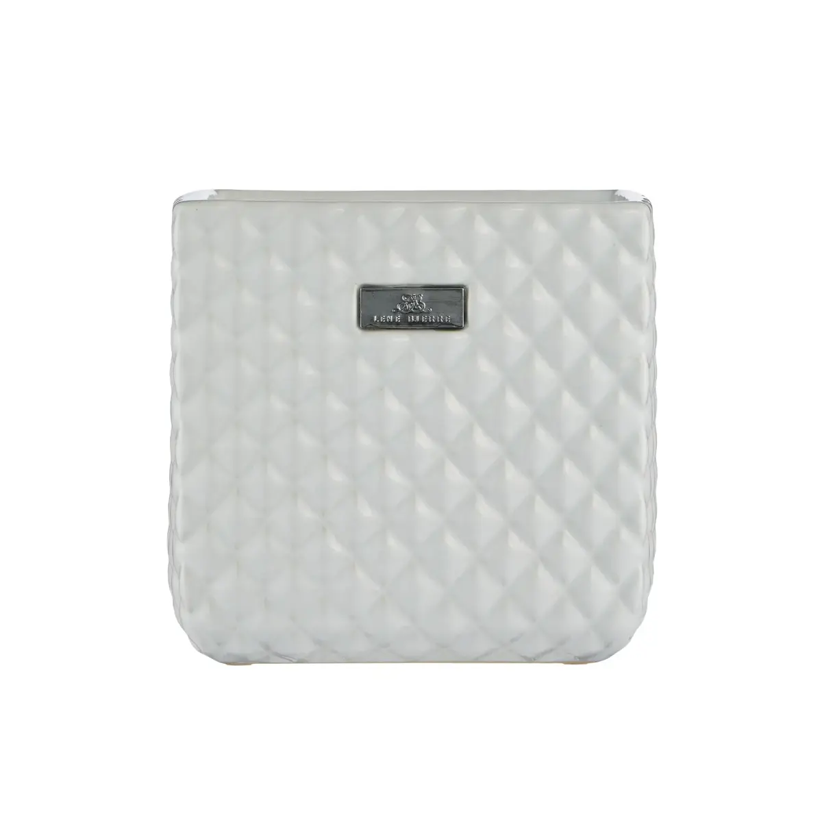 Portia krukke 19 cm, White