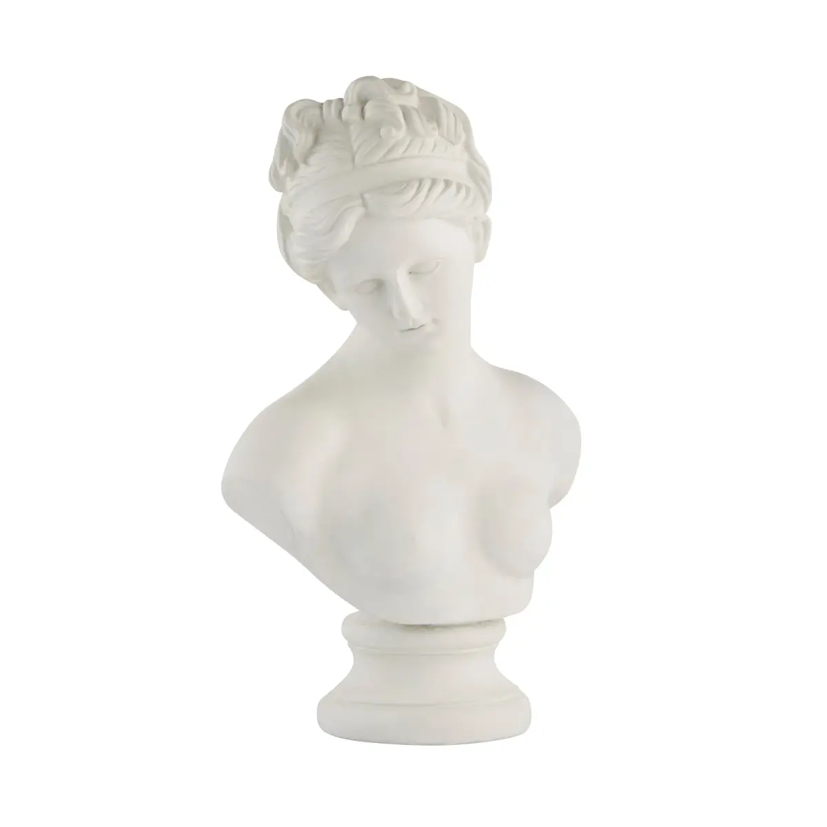 Serafina skulptur hvit, 36 cm